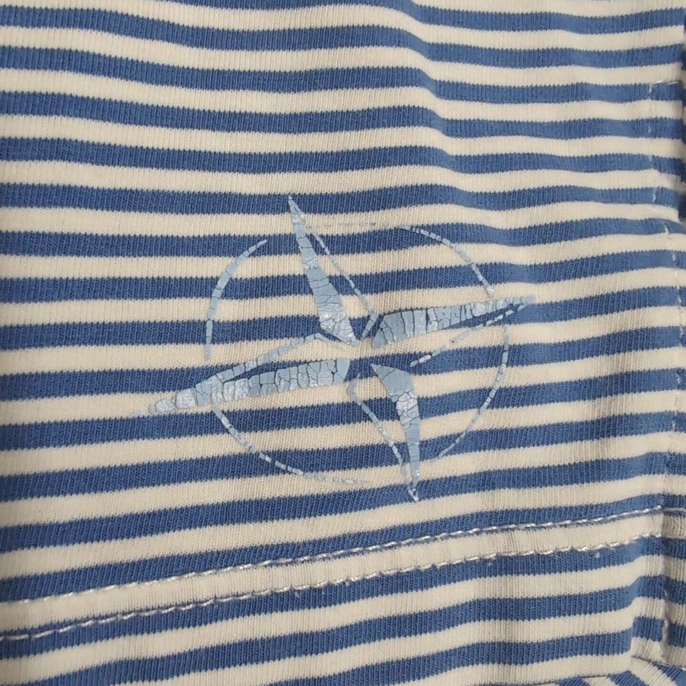 Peter Millar Seaside‎ Wash Polo Shirt Men's XL Blue White Striped Stretch 10I